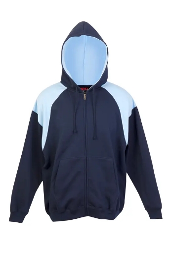 Picture of RAMO, Shoulder Contrast Zip Hoodie